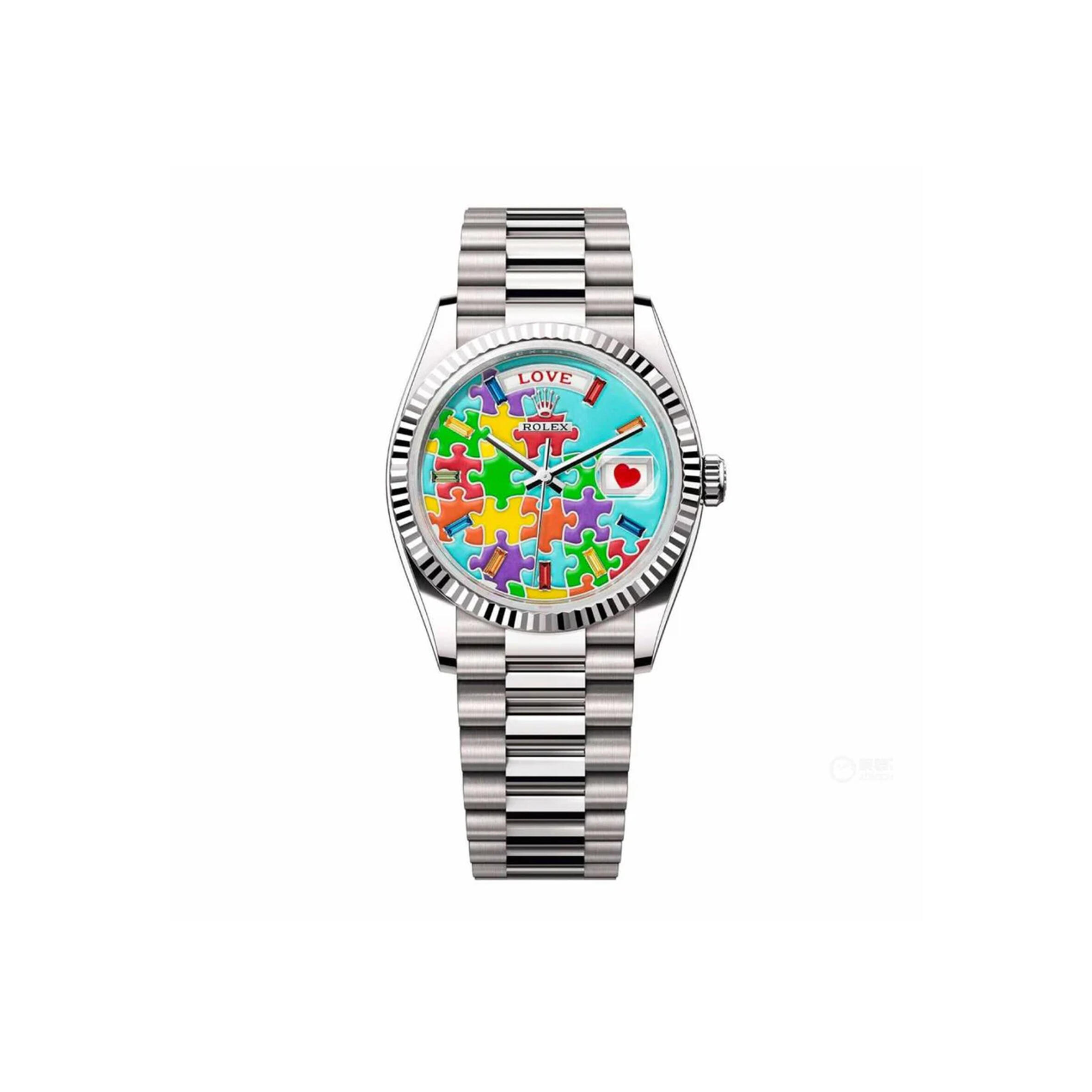 ROLEX OYSTER PERPETUAL DAY-DATE 36MM 128239-0056